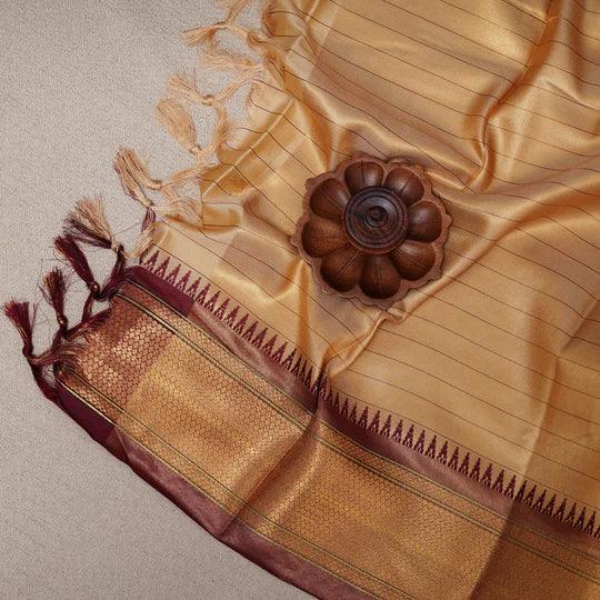 Handmade Sico Gadwal Saree - Madras Tex