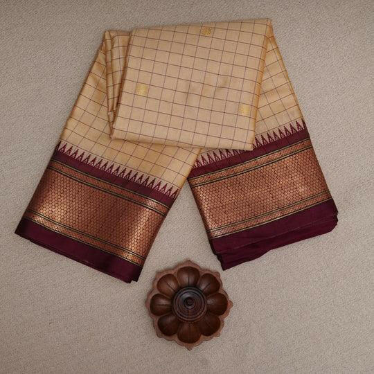 Handmade Sico Gadwal Saree - Madras Tex